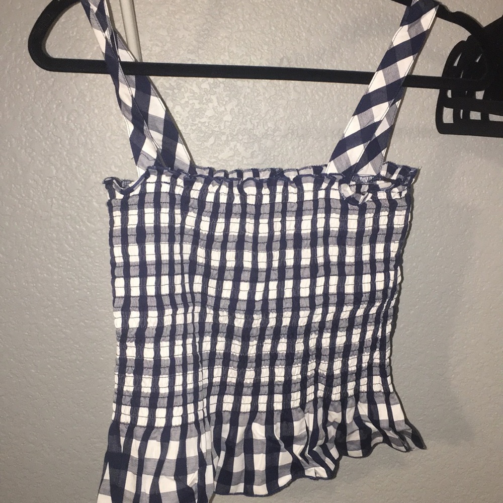 Plaid ten sixty Sherman smocked tank